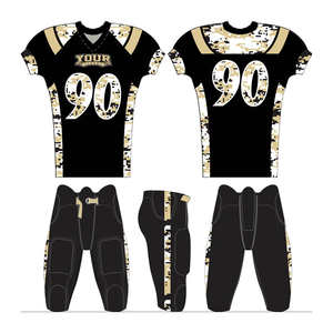 Uniforme de fútbol americano sublimado con logotipo propio de Kivotech, ropa deportiva, logotipo de diseño personalizado, ropa de fútbol americano - Product Image 4