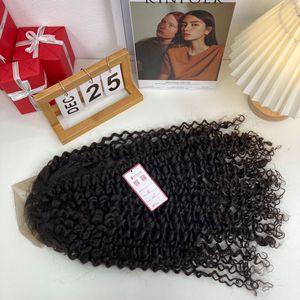 Raw Hair 5x5 HD <b>Lace</b> Loose Curly Closure Wig Natural <b>Black</b> - Vietnamese Curly Hair- Natural Color- Remy Hair - Product Image 4