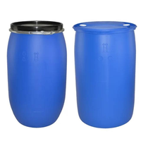Meilleurs fûts carrés en HDPE de qualité alimentaire 200L 220L, recyclables, bleus, empilables, écologiques, étanches pour l'essence