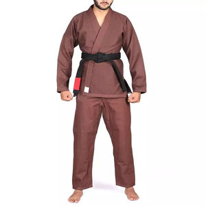 Logotipo personalizado y bordado 100% algodón personalizado Bjj Jiujitsu trajes ropa deportiva para Artes Marciales desgaste tarifa al por mayor precio barato - Product Image 4