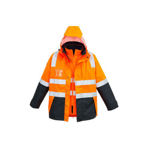 Vêtement de sécurité, veste bomber haute visibilité pour les travailleurs du bâtiment, uniforme de chantier personnalisé, veste avec col montant - Product Image 4