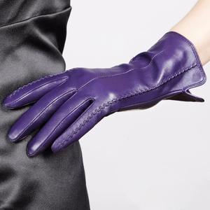 2024 nueva moda invierno pantalla táctil guantes de cuero hombres al aire libre invierno cuero guantes de invierno para hombres y mujeres - Product Image 5