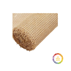 Feuille de maille de rotin flexible et respirante pour panneaux muraux, décoration intérieure et design - Product Image 2