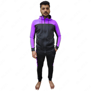 Venta al por mayor de chándal de entrenamiento para gimnasio, chándal deportivo personalizado para hombre con panel de color de contraste - Product Image 2