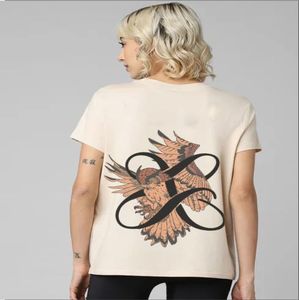 เสื้อยืดคอกลมแขนยาวโอเวอร์ไซส์สำหรับผู้หญิง, เสื้อยืดผ้าฝ้าย100% พิมพ์ลายพิมพ์ซับลิเมชันทันสมัยแนวไฮสตรีท - Product Image 1