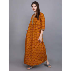 Camisón Largo Evolve para Mujer, 100% Algodón, Súper Suave, Estampado Informal, Ropa de Dormir para Damas - Product Image 5