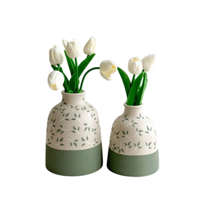 Vase en métal Décor en métal intemporel Vase à fleurs personnalisable Vase élégant personnalisé pour la décoration de la maison et du bureau - Product Image 3