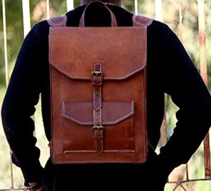 Bolsa de viaje de lona de cuero genuino de grano Fl marrón Vintage hecha a mano elegante bolsa de deporte Bapa universitaria caramelo de moda ligero - Product Image 3