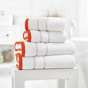 Serviette de bain de couleur unie personnalisable 35 RTS en bambou durable et coton turc tissé pour le visage de la salle de sport, la cuisine et les voyages - Product Image 2