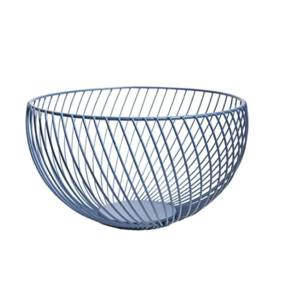 Fil de fer de qualité supérieure Articles ménagers simples Bol de stockage de fruits en métal Bol de service de fruits en fer rond pour la cuisine. - Product Image 1