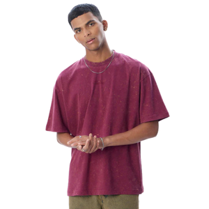 T-shirts pour hommes en coton 100% tricoté, coupe ample, couleur marron, style vintage, décontracté, streetwear, doux, respirant, urbain, personnalisable - Product Image 6