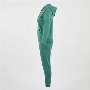 Conjuntos Deportivos de Alta Calidad para Mujer con Talla y Color Personalizados, Chándal de Algodón 100% con Cremallera y Logotipo Personalizado - Product Image 3