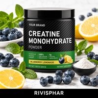 Créatine monohydrate en poudre - Supplément sportif micronisé de qualité supérieure pour adultes, pour la croissance musculaire, la force explosive et la récupération post-entraînement