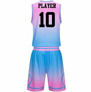 ชุดบาสเก็ตบอลแขนกุดชุดเล่นกีฬาแบบทีมชุดเล่นกีฬาระบายอากาศได้ดีพิมพ์โลโก้ได้ตามต้องการ - Product Image 3