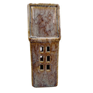 <b>Gothic</b> Inspired Ceramic Christmas <b>Candle</b> <b>Holder</b> with Tall Spire for Festive Decorations - Product Image 4