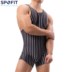 Combinaisons de lutte respirantes sur mesure en tissu coton-polyester, matériau durable de haute qualité - Prix bas pour hommes - Product Image 5