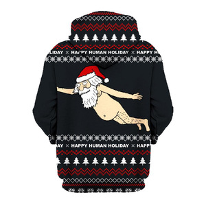 2025 New Arrival Unisex Plus Size Polyester Men <b>Hoodies</b> Oversized 3D <b>Christmas</b> Logo Sublimation Print XS Hooded Pocket Designs - Product Image 6