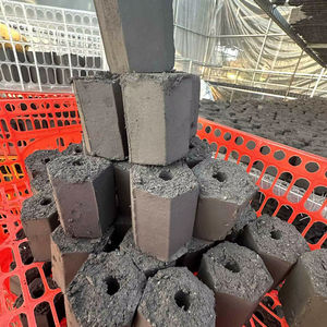 Briquettes de charbon de bois dur avec 0,5% de cendres 4953J Calorie 6-8mm de diamètre pour le chauffage - Product Image 1