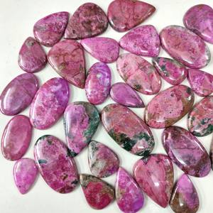 Cabujón de calcita de cobalto Rosa Piedras preciosas sueltas de calcita de cobalto Rosa natural semipreciosas de alta calidad al por mayor - Product Image 2