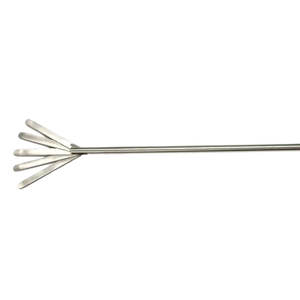 Instrument chirurgical réutilisable et autoclavable (330 mm) pour l'urologie, rétracteur hépatique laparoscopique de 10 mm, 5 pales - Product Image 2