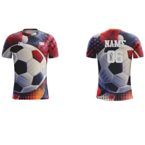 Camiseta de práctica de fútbol unisex para hombre, venta al por mayor, diseños personalizados baratos, camiseta de sublimación, equipo de fútbol, servicio OEM liso - Product Image 1