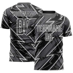 Maillot de football d'élite sur mesure pour les matchs de compétition, respirant, léger, séchage rapide, tenue d'équipe, couleur et logo personnalisés pour les clubs - Product Image 2