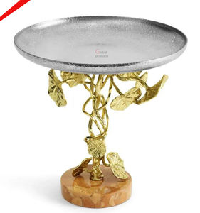 Nouvelle arrivée argent et or designer gâteau stand pour hôtel restaurant et bar - Product Image 5