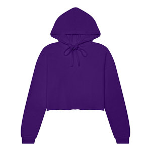 Stylish Women's Hoodies Crop Hoodie Casual Pullover Sweatshirt Wholesale Custom Fitness Streetwear - Product Image 2