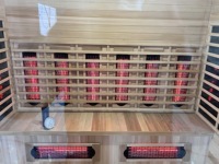 Sauna Interior Portátil Fácil de Montar 2025, Sauna Interior de Madera de Hemlock de Venta Caliente de Fábrica con Uso en Hoteles