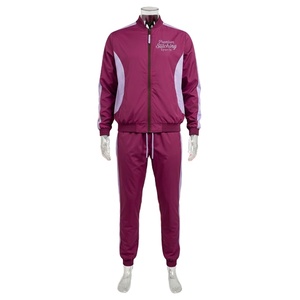 Survêtement imperméable coupe-vent OEM pour homme, polyester et nylon, tenue de course réfléchissante, logo personnalisé, vêtements de sport - Product Image 1