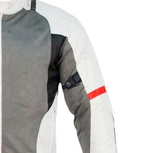 Nueva llegada transpirable hombres impermeable negro textil motocicleta chaqueta de moto mejor calidad chaqueta de moda de cuero - Product Image 6