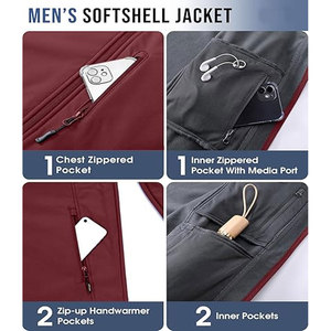 แจ็กเก็ตผ้ายีนส์แบบปรับแต่งได้สำหรับผู้ชายมีโลโก้ลายนูนระบายอากาศได้ดีเป็นมิตรกับสิ่งแวดล้อมซักได้สำหรับฤดูหนาวใช้งานกลางแจ้ง - Product Image 4