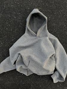 Printed 100% Cotton Heavyweight Fleece Men's Casual Pullover <b>Hoodie</b> Customizable Low Minimum Order Quantity <b>Cool</b> Weather Autumn - Product Image 2