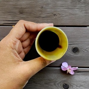 Mug à boire de style buffle américain avec poignée, poli naturellement, écologique, capacité personnalisée pour la bière, le vin, cadeau d'affaires - Product Image 4