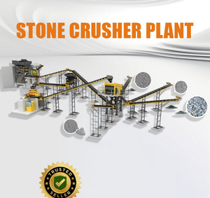 Planta trituradora de piedra de alta calidad con trituradora de mandíbula para construcción de carreteras Garantía de 1 año Fabricado en India - Product Image 4