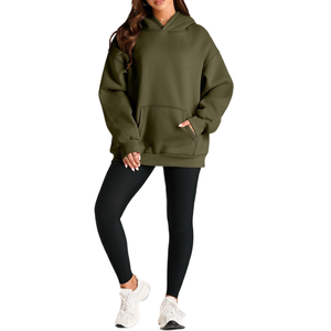 Sweats à capuche pour femmes, logo personnalisé, sweats en molleton pour hommes, vente chaude, haute qualité, surdimensionnés, épaules tombantes, sweats à capuche colorés - Product Image 6