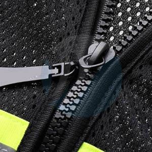 Chaleco de Seguridad para Trabajo en Exteriores, ANSI Clase 1, Impermeable, Logotipo Personalizado, Malla Transpirable/Nailon/Poliéster, Alta Calidad, MOQ Bajo - Product Image 6