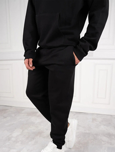 Ensemble de Jogging pour hommes 100% coton de haute qualité en gros 2 pièces Baggy survêtement avec pantalon de survêtement à capuche et sweat à capuche pour l'hiver - Product Image 6