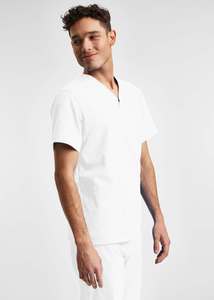 2025 más vendidos Hospital enfermería Scrub nuevos colores lavable manga corta Logo personalizado Doctor enfermera conjunto elástico para Unisex - Product Image 6