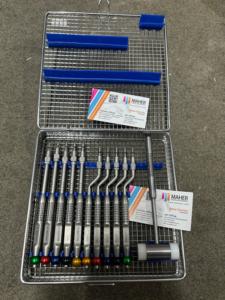 Osteotomos dentales manuales certificados CE (extremo recto curvado/cóncavo/punta) instrumentos quirúrgicos de extensión ósea 30 posiciones de mandíbula - Product Image 2