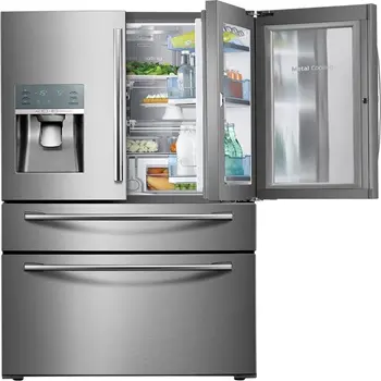 Nagelneu 28-cu-fuß 4-türiger französischer tür-kühlschrank mit touchscreen neu aus edelstahl