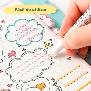 Pennarelli Kawaii con Punta a Pennello, Pennarelli Decorativi, Confezione - Colori Assortiti - Product Image 5