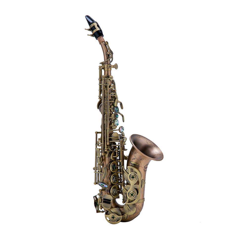 【極美品】カーブドソプラノサックス シャトー Chateau シャトー CSS-CH92SL カーブドソプラノサックス 銀