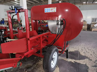 Processeur de bois de chauffage de 50 tonnes Scie circulaire Fendeuse à bois
