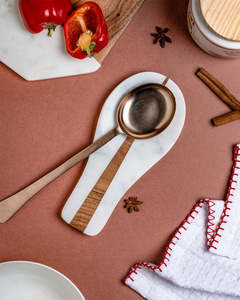 Reposacucharas de Mármol Sólido de Diseño Moderno y Nuevo, Tamaño Personalizado, Aptos para Lavavajillas, 100% Hechos a Mano, Ecológicos, Duraderos, para Restaurante - Product Image 4