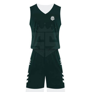 Uniforme de baloncesto reversible personalizado barato Haga su propio diseño Uniformes de camiseta de baloncesto reversibles en stock nuevo - Product Image 2