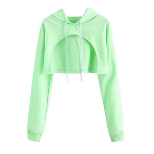 Sudadera Corta con Capucha para Mujer, Ligera, Personalizada, de Alta Calidad, al Mejor Precio - Product Image 1