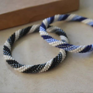 Beaded Tube Charm <b>Bracelet</b> Seed <b>Beads</b> Elastic Colorful Pattern Luxury Unisex Jewelry Fashion Accessory Gift Wholesale Custom - Product Image 1