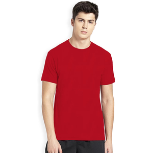 T-shirts pour hommes en coton 100% léger, col rond, respirant, poches avant, coupe classique, vente en gros 2026 - Product Image 6