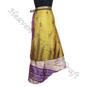 New Two Layer Reversible Printed <b>Beach</b> Cover up Sarong <b>Magic</b> Wrap Skirts Reversible Silk <b>Magic</b> 38inch Wrap Skirt Halter Tube - Product Image 4